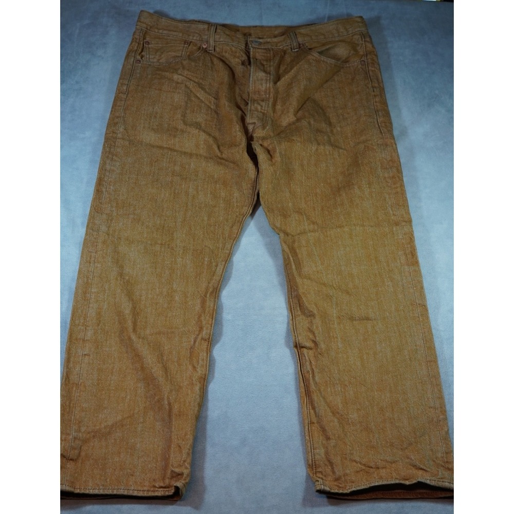 LEVI'S 501 White Oak Cone Denim MENS Jeans 38x30 actual PC9-00501-2125 Gold